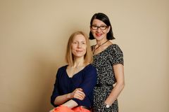 Tuire Siiriäinen ja Riina Katajavuori.