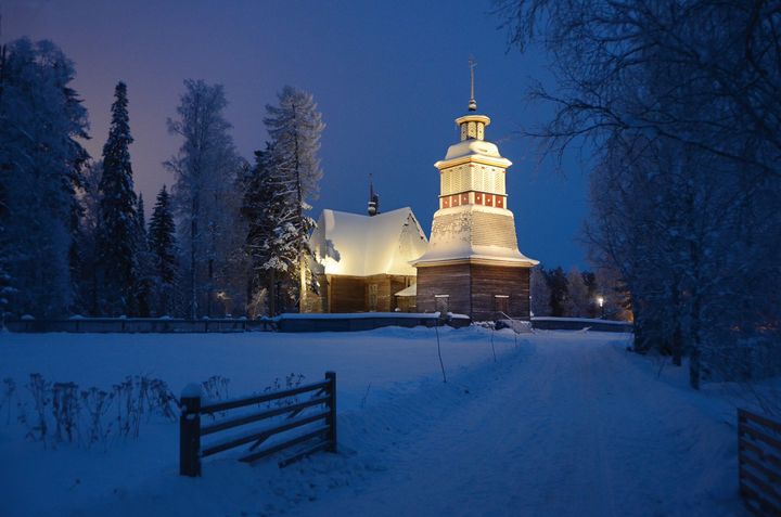 Petäjäveden vanha kirkko. Kuva: Jussi Jäppinen