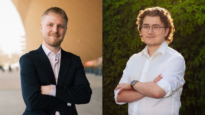 Toiminnanjohtaja Totti Sivonen (vas.) ja toiminnanjohtajan sijainen Samuel Tammekann