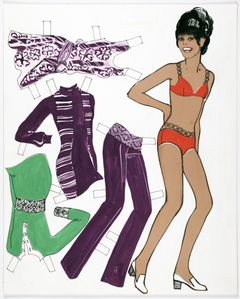 Laila Kinnunen (Apu 51-52/1969, 1-2/1970). Kuva: Rauni Palosen kokoelma, Museovirasto