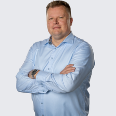 Toimitusjohtaja Antti Hellberg.