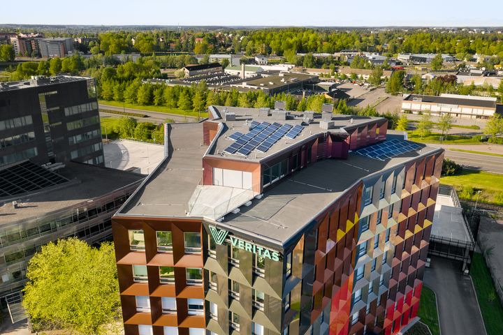 Työeläkeyhtiö Veritaksen pääkonttori. Kuva: Wellu Hämäläinen.
