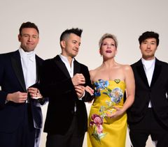 Joyce DiDonato ja Time for Three -trio. Kuva: Shervin Lainez