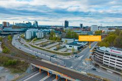 Tunnelin sisäänajoväylä rakennetaan kuvassa merkittyyn kohtaan Viinikankadulla.