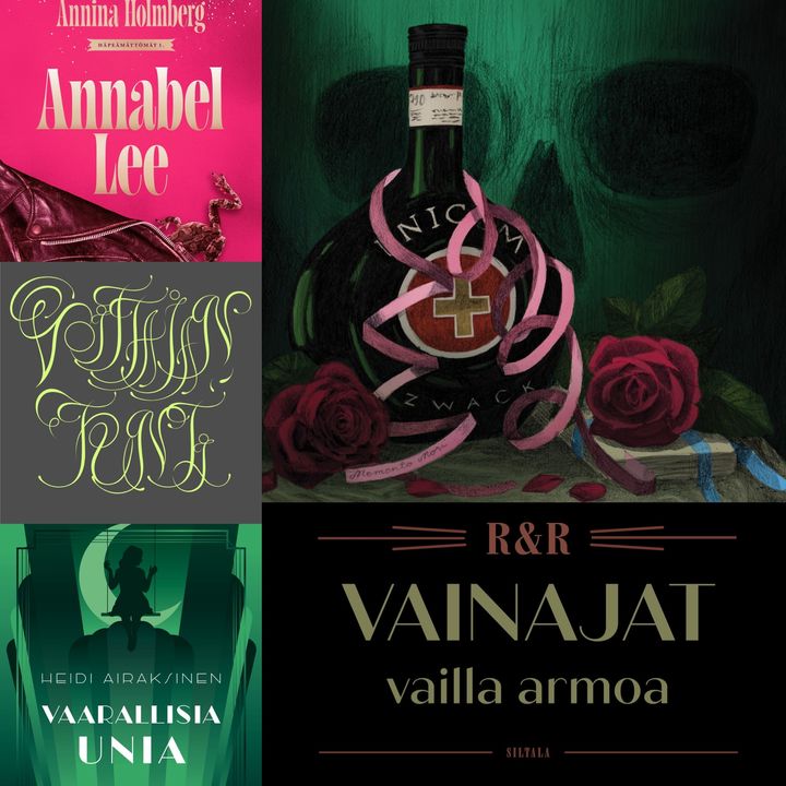 Ulkoasu: Annabel Lee Jenni Saari, Vainajat vailla armoa Elina Warsta, Vaarallisia unia Jenni Saari, Voittajantunti Hanna Valle.