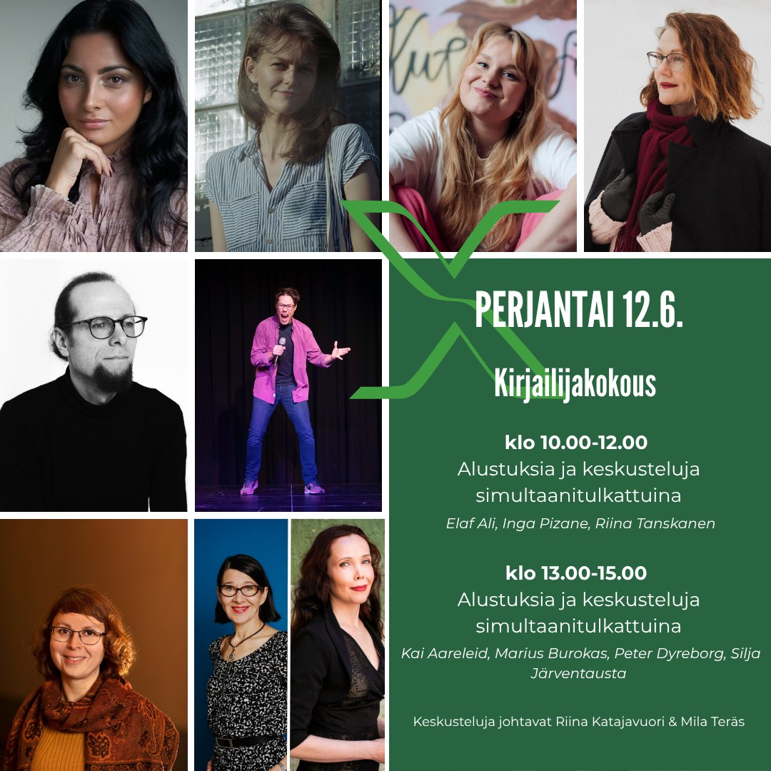 Lahden kansainvälinen kirjailijakokous kokoaa Itämeren alueen tekijöitä