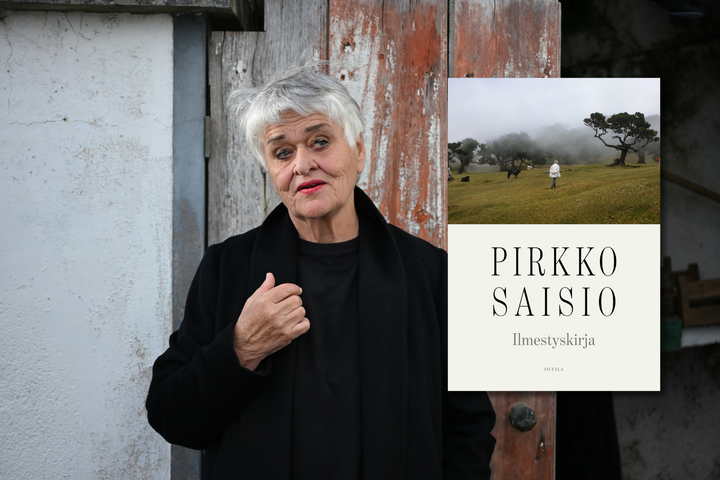 Pirkko Saision kuva: Pirjo Honkasalo. Kannen suunnittelu: Elina Warsta. Kannen kuvat: Pirjo Honkasalo.