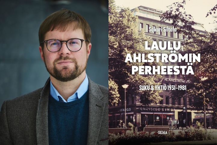 Sakari Siltalan kuva: Linus Lindholm. Kannen suunnittelu: Matti Berg.