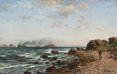 Berndt Lindholm: ”Merimaisema”, 1882 öljy kankaalle, 44 ✕ 70 cm Pohjanmaan museo / Karl Hedmanin kokoelma
