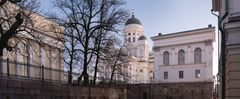 Nikolainkirkon siluetti hallitsi empirekauden kaupunkikuvaa, ja se on säilyttänyt asemansa Helsingin tuttuna tunnuskuvana.