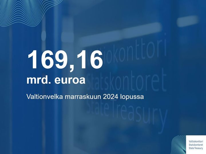 Valtiokonttori julkaisee valtionvelan tilastot lähtökohtaisesti joka kuukauden 5. päivänä.