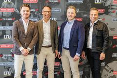 Vasemmalta InArea Groupin toimitusjohtaja Rikard Fransson, InArea Groupin Operatiivinen johtaja Hans Förster, InArea Groupin Suomen maajohtaja Janne Mustonen, InArea Groupin hallituksen jäsen Jarmo Heikkinen. Kuvaaja: Kim Öhman. Kuvat ovat vapaasti julkaistavissa.