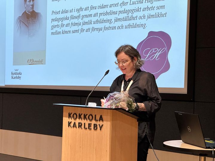 Lucina Hagman-prismottagare 2024 var Pauliina Savolainen
