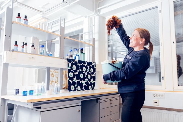 Origin by Ocean -yrityksen teknologia- ja investointijohtaja Annukka Tarvainen.