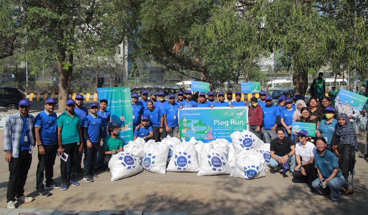 RiverRecycle and HCL Foundation launched their partnership with a community cleanup event, dedicated to restoring the Yamuna River.