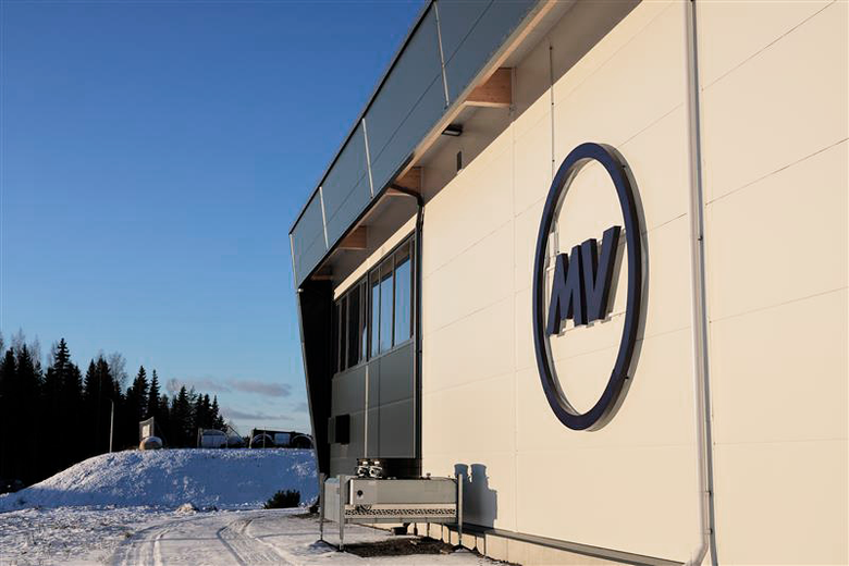 MV-Jäähdytyksen logistiikkakeskuksis Pirkkalassa