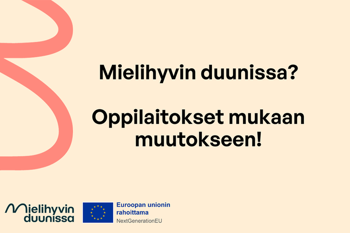 Bannerikuva: Mielihyvin duunissa? Oppilaitokset mukaan muutokseen!