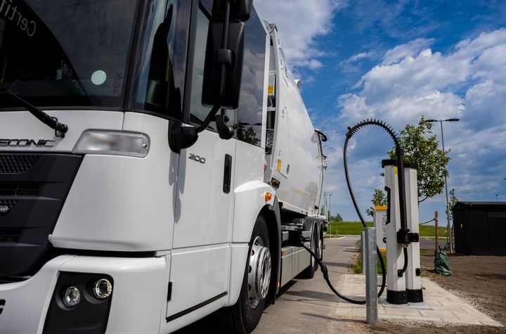 DC charging hub for trucks in Linköping, Sweden