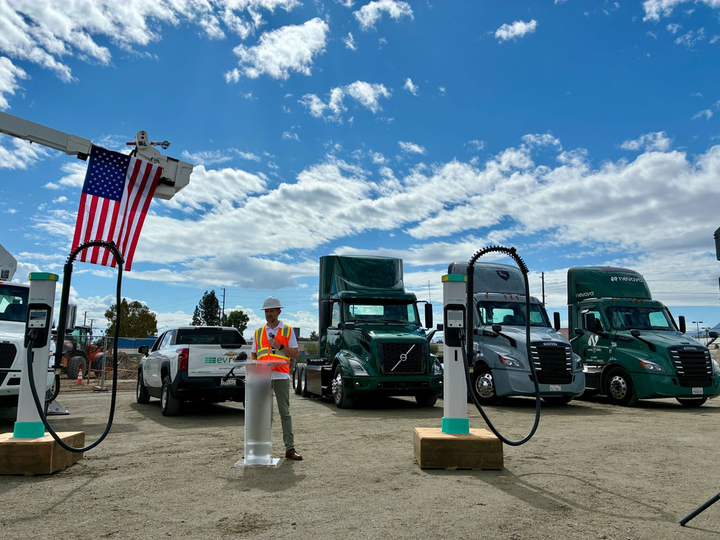 EV Realty's San Bernardino Truck Fleet Hub in California
