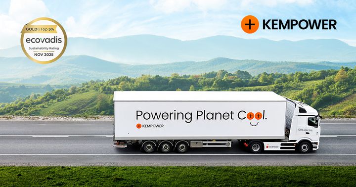 Kempower on saavuttanut EcoVadiksen vastuullisuusarvioinnissa kultamitalin, mikä on osoitus vahvasta sitoutumisesta kestävään kehitykseen ja jatkuvaan parantamiseen.