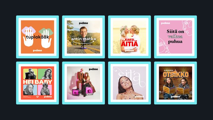 Moni tuttu podcast jatkuu Podme-palvelussa elokuun aikana.