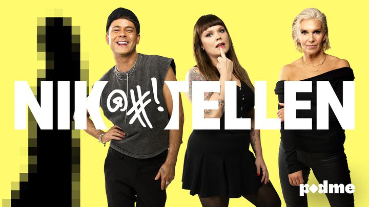 Katja Lintunen (oik.) on Nikotellen-podcastin tuorein juontajavärväys. MTV:n viihdetoimittajana tunnettu Lintunen on Nikotellen-faneille tuttu henkilö, sillä häntä on kuultu satunnaisesti podcastin jaksoissa ja minicasteissa. Tinen uusi Nikotellen-juontaja esitellään Podmessa ensi viikon perjantaina 30.1. ilmestyvässä jaksossa.