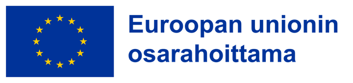 EU%3An%20logo%20sek%E4%20teksti%20%22Euroopan%20unionin%20osarahoittama%22.