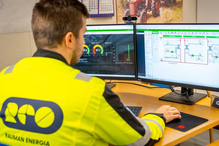 Tällä hetkellä Rauman Energialla on yli sata asiakasta, jotka hyödyntävät Schneider Electricin EcoStruxure Building Operation -alustaa.