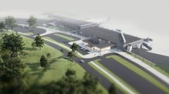 Illustration of the Rovaniemi Airport extension.