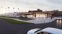 Illustration of the Rovaniemi Airport extension.