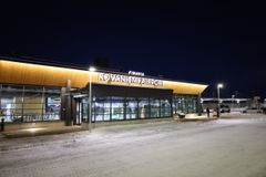 Rovaniemi Airport main entrance