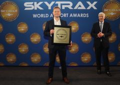 The Skytrax award was received on 18 March, 2026 by Jani Ceder, Finavia's Head of Airport Operational Centre at Helsinki Airport.