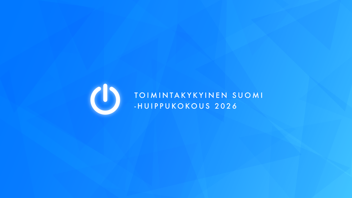 Toimintakykyinen Suomi -huippukokouksen tunnuskuva