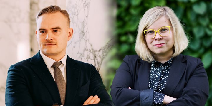 Atte Harjanne ja Saara Hyrkkö