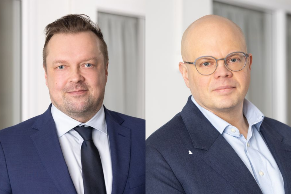 Hekan rakennuttamisjohtaja Vesa Nevala ja kiinteistöjohtaja Eero Kokkonen.