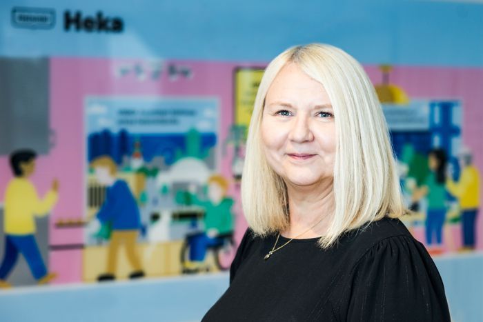 Hekan asiakkuusjohtaja Päivi Jokinen.