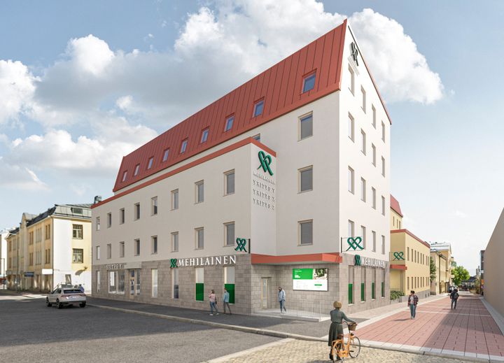 Havainnekuva Vuorikatu 21