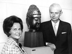 Marie-Louise och Gunnar Didrichsen 1965. Foto: Didrichsens konstmuseum