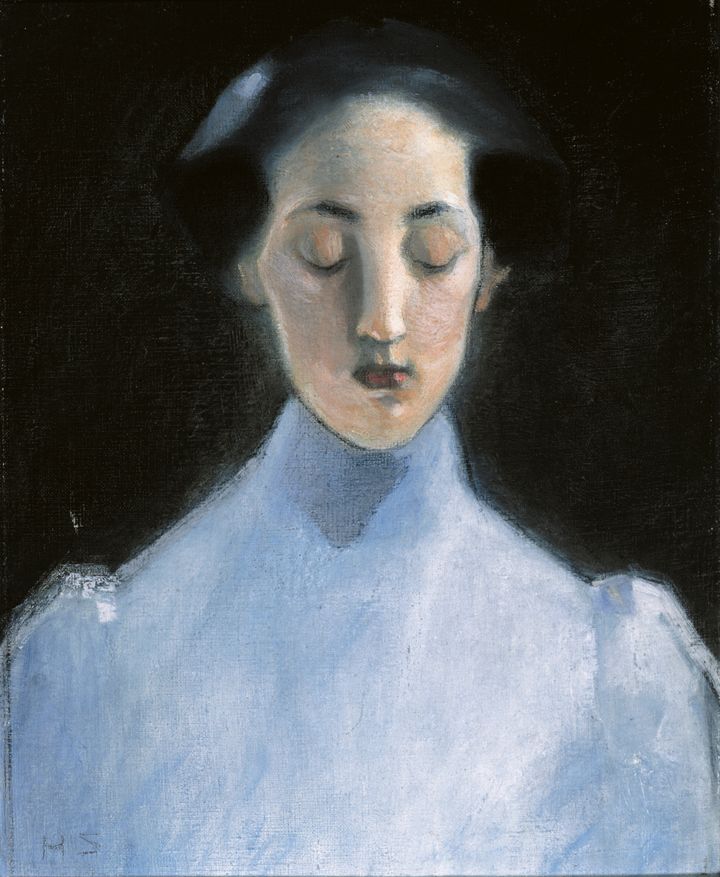 Helene Schjerfbeck: Hiljaisuus, 1907. Nordean Taidesäätiö. Kuva: Seppo Hilpo