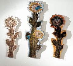 Rut Bryk: Auringonruusu (Kolme kaktuskukkaa), 1950-luku. Nordean Taidesäätiö