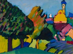 Modernia! 12.6.–28.9.2025 Wassily Kandinsky: Eglise à Murnau (1908). Didrichsenin taidemuseo