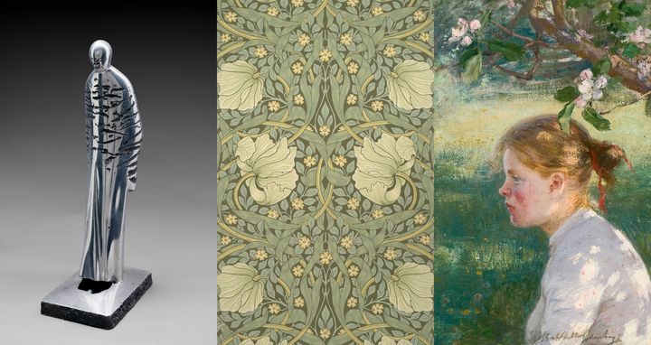 Arvo Siikamäki, William Morris ja Elin Danielson-Gambogi