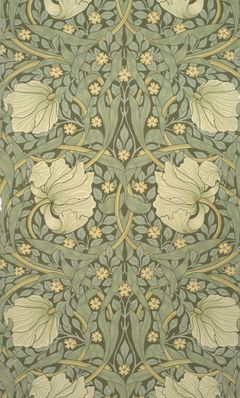 Pimpernel wallpaper William Morris 1876 © The William Morris Society
