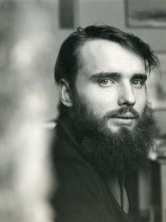 Arvo Siikamäki 1960-luvun lopulla / i slutet av 1960-talet / late 1960s _Kuva Taiteilijan arkisto.