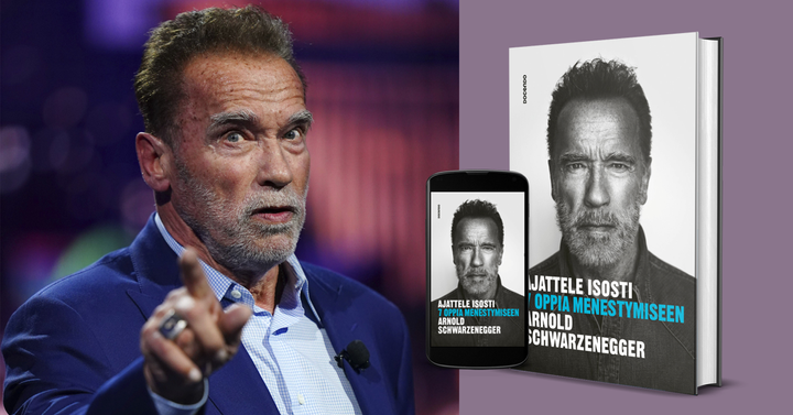 Arnold Schwarzeneggerin Ajattele isosti – 7 oppia menestymiseen -teoksen kansainvälinen julkaisupäivä on 10.10.2023.