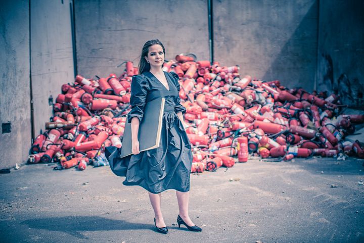 "Nykymusiikin Greta Thunbergiksi" sanotulle Cecilia Damströmille tärkeitä teemoja ovat ihmisyys, tasa-arvo, luonto ja ekologia. Kuva: Ville Juurikkala