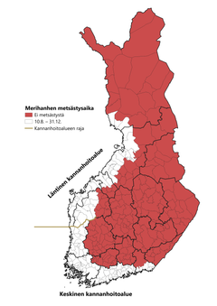 Metsästysaluekartta