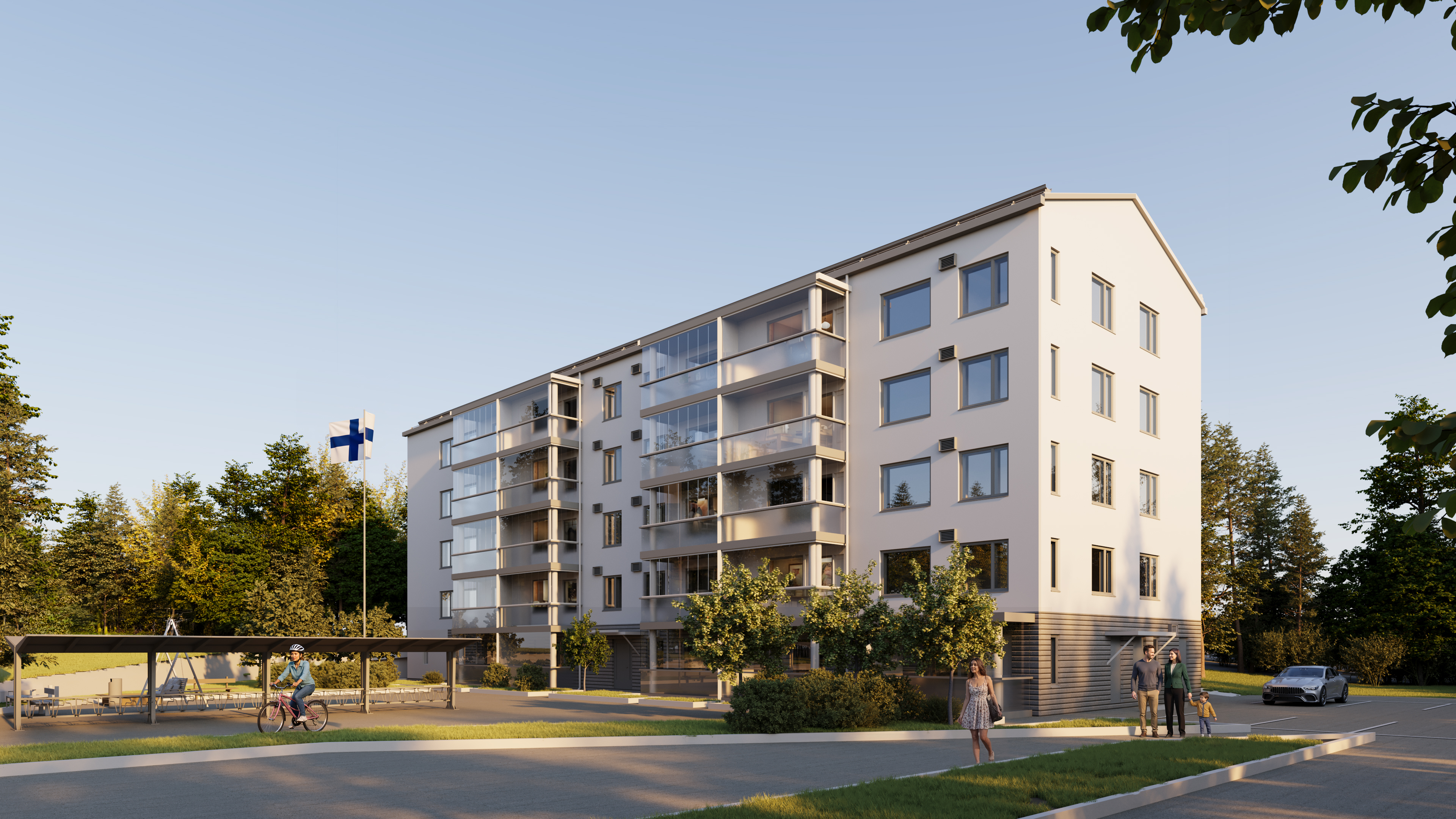 Paraisille nousee uusi 37 asunnon vuokrakerrostalo vuonna 2026