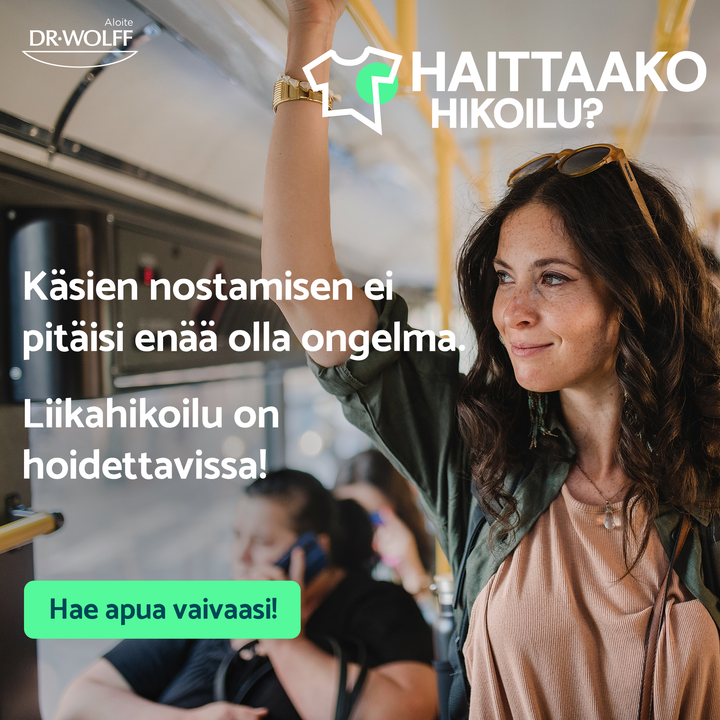 Liiallista kainalohikoiluakin voidaan hoitaa. Sairaalloisen hikoilun aiheuttama häpeä voi olla henkisestikin raskas taakka.