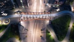 Vuoden silta 2023 -tunnustuksen saanut Rokkiporkkana Helsingin Jätkäsaaressa. Kuva: Hannu Rytky